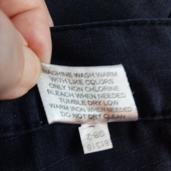 Twinhill Unisex Cargo Pants 20W/M Navy 6 Pockets - Picture 8 of 10